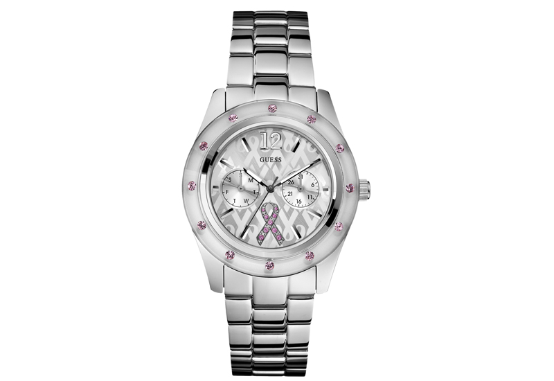 Guess Breast Cancer Awareness Watch Breast Health Awareness 2023 - Sparkling Pink Limited  main image 4