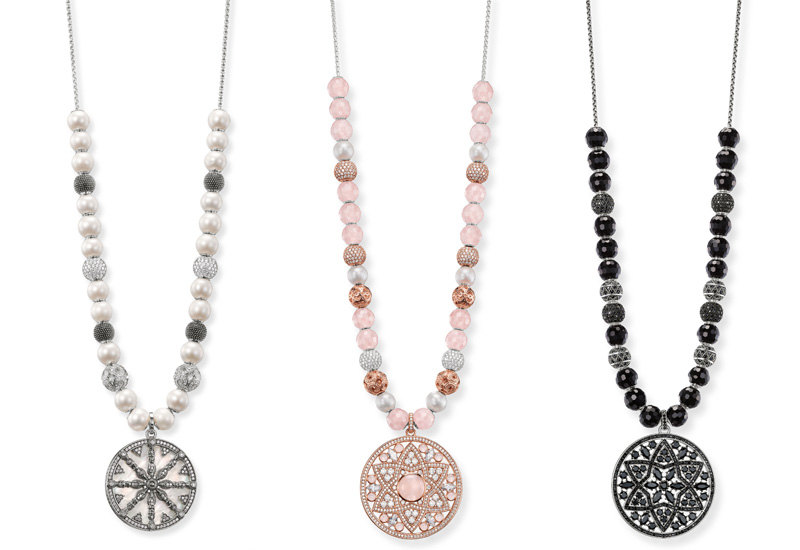 Thomas Sabo Karma Beads da Donna, Bead Mano di Fatima Rosa, Argento Sterling 925 Placcato Oro Rosa 18 Carati