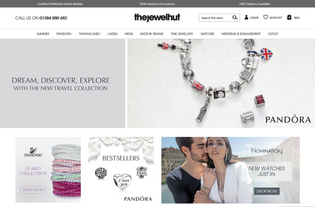 The jewel sales hut pandora sale