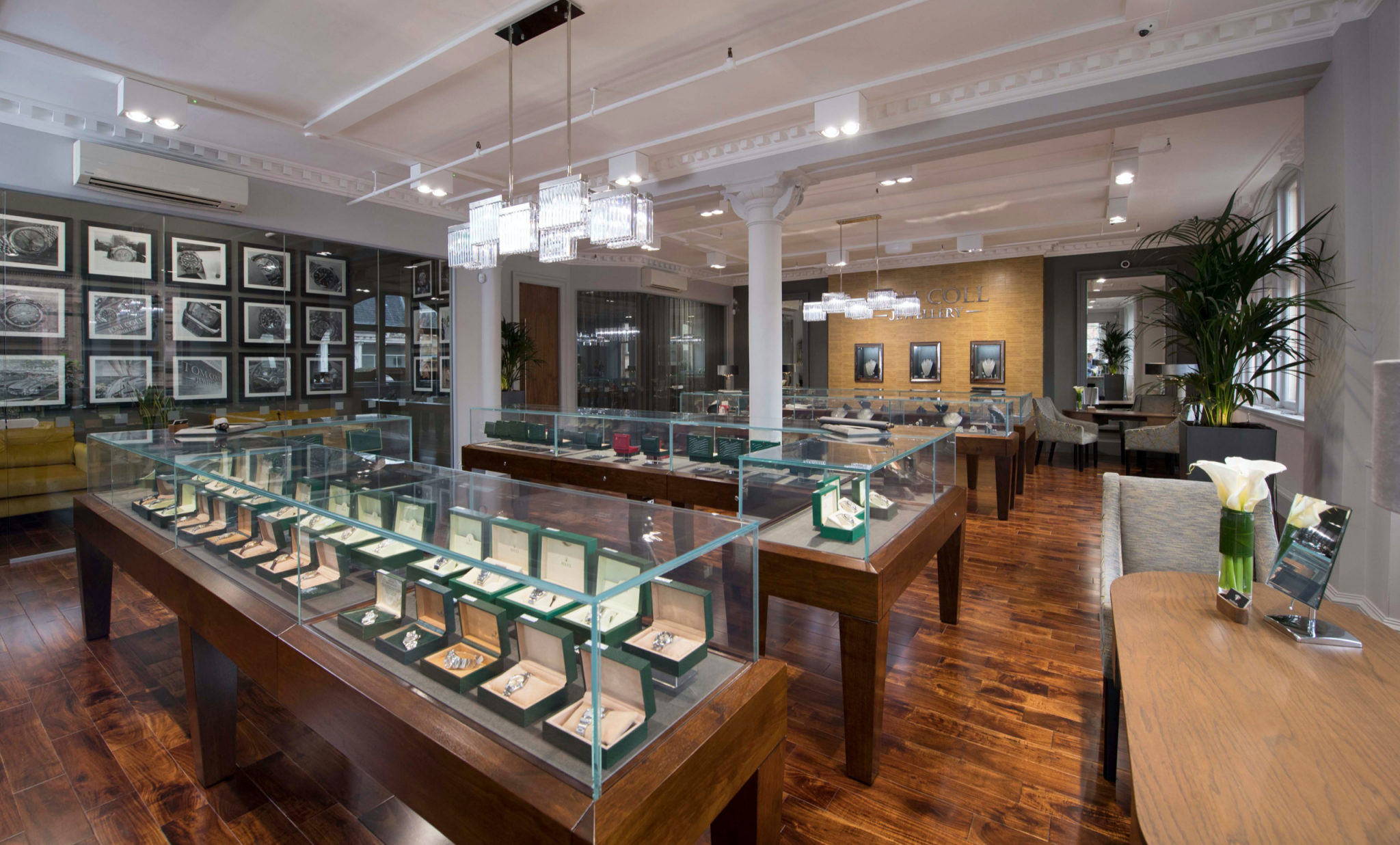 Tom Coll Glasgow jeweller celebrates business milestone with showroom shake-up