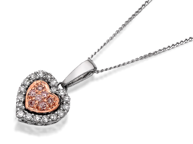 F hinds sales heart necklace