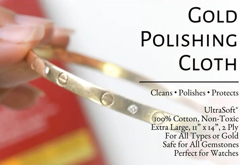 VIDEO: Gold Polishing Cloth by Connoisseurs UK