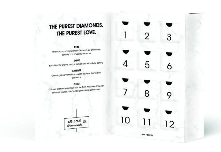 Lark & Berry opts for labgrown diamonds in £5k jewelleryfilled advent