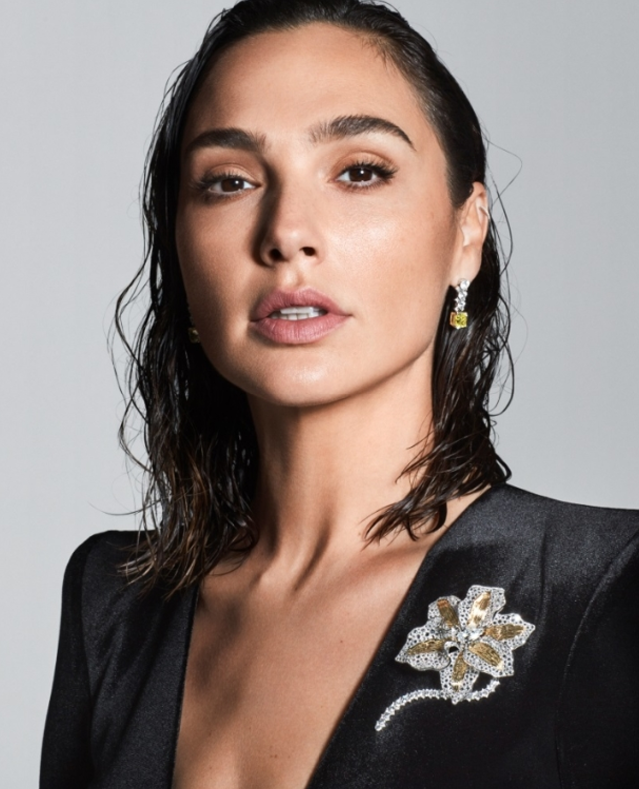 gal gadot blue dress wonder woman Gal Gadot White Dress Long Sleeve Prom Dress Wonder Woman 1984 – Hoprom main image 1