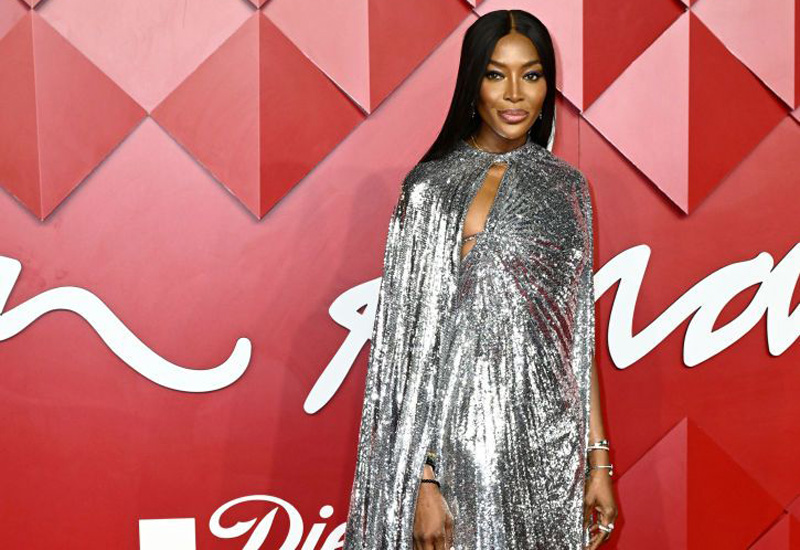 British Fashion Awards: Naomi Campbell wears Garrard