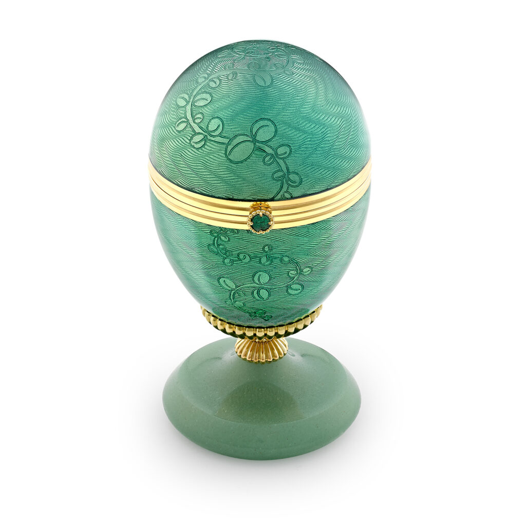 VIDEO Fabergé launches limited edition egg objet in collaboration with Gemfields