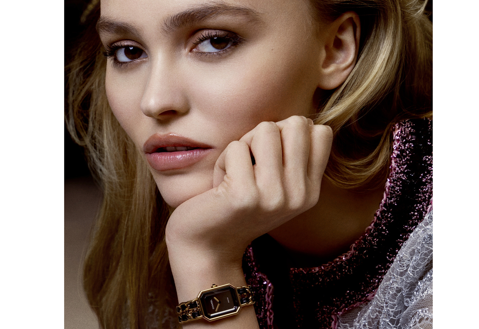Lily-Rose Depp models Chanel's Édition Originale Watch