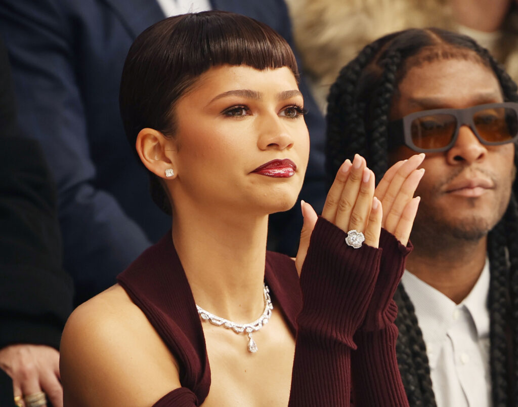 Zendaya shines in Bulgari at SS 2024 Couture Show in Paris
