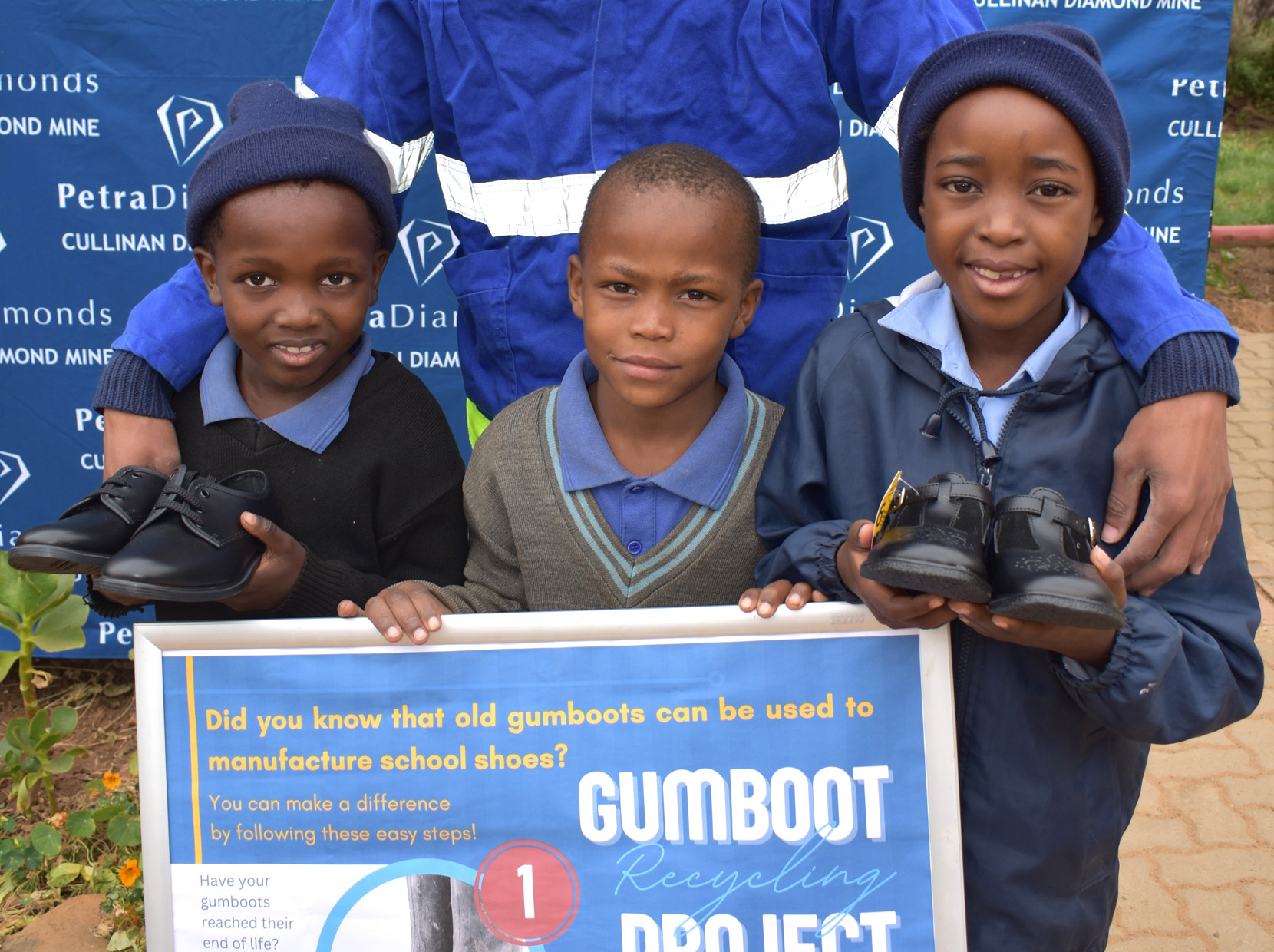 New initiative sees Petra Diamonds create shoes for local school children